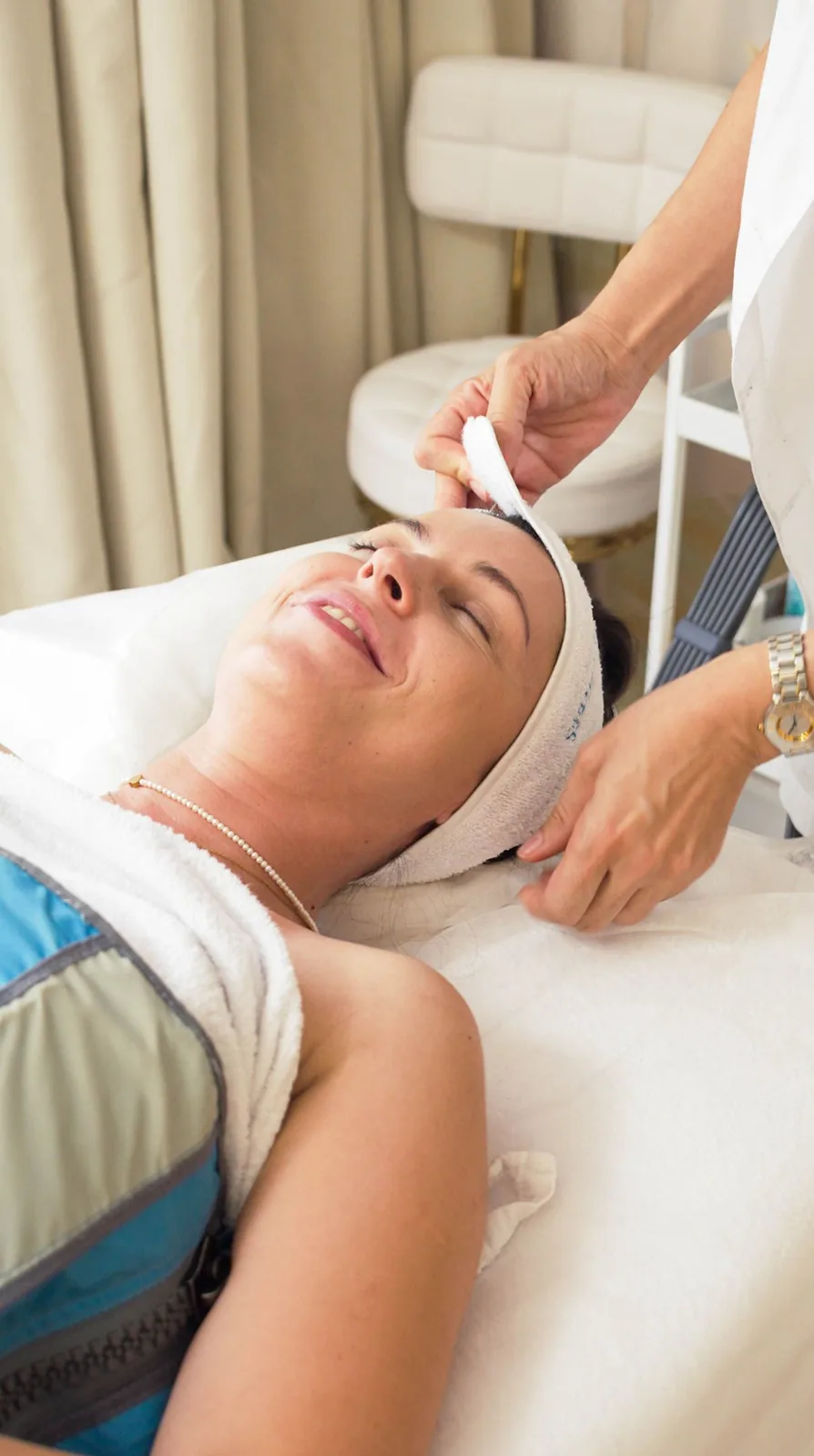 Pregătirea tenului înaintea tratamentului facial Endospheres